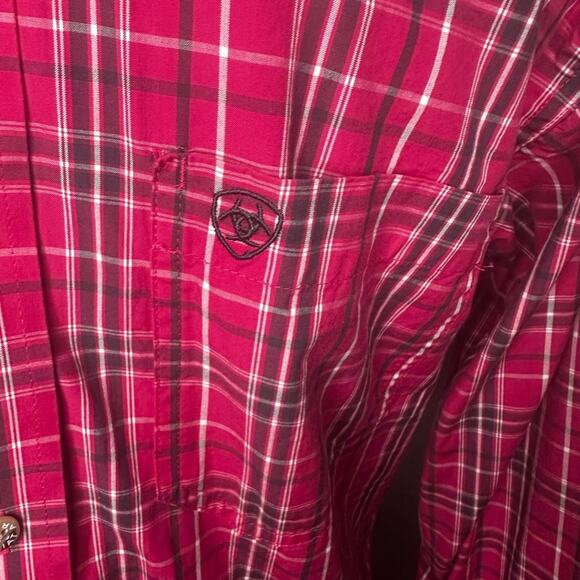 Ariat Pro Series Fitted Pink Shirt – Size S - Picture 7 of 14